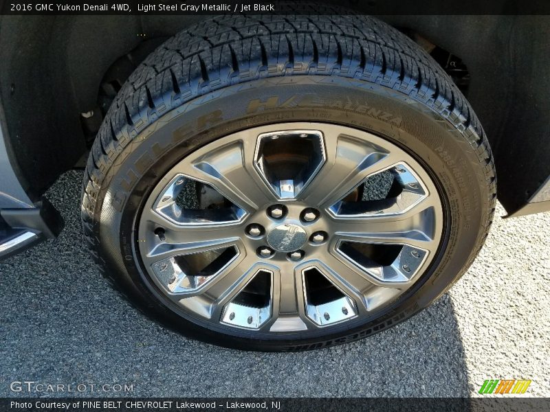 Light Steel Gray Metallic / Jet Black 2016 GMC Yukon Denali 4WD