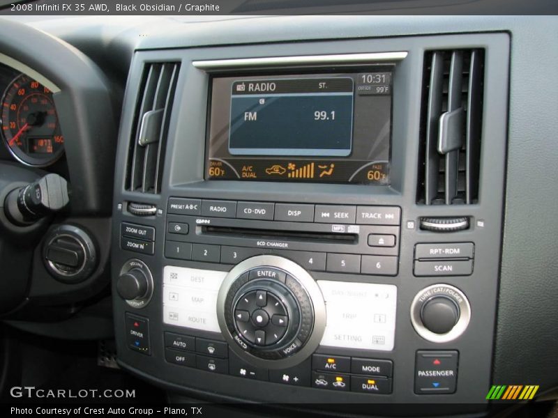 Black Obsidian / Graphite 2008 Infiniti FX 35 AWD