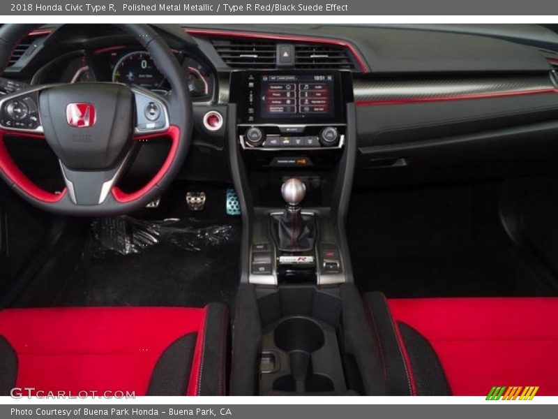Dashboard of 2018 Civic Type R
