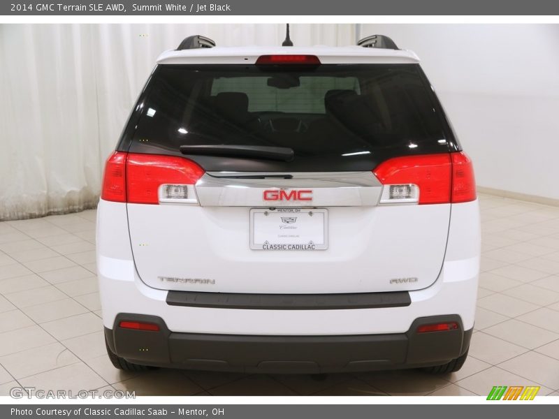 Summit White / Jet Black 2014 GMC Terrain SLE AWD