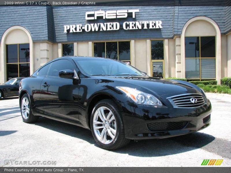 Black Obsidian / Graphite 2009 Infiniti G 37 x Coupe