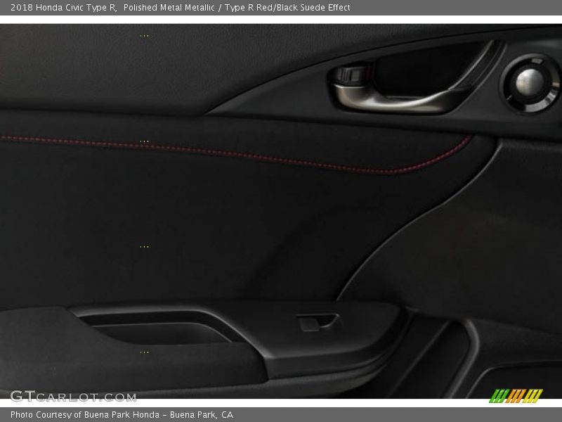 Polished Metal Metallic / Type R Red/Black Suede Effect 2018 Honda Civic Type R