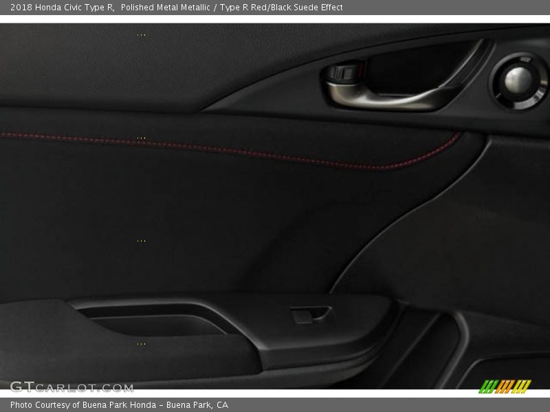 Polished Metal Metallic / Type R Red/Black Suede Effect 2018 Honda Civic Type R