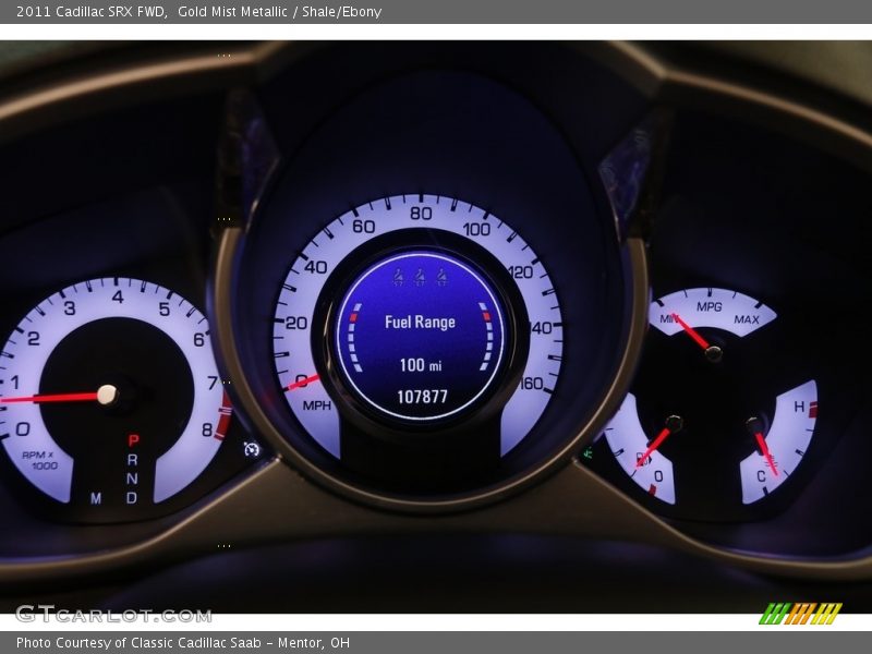 Gold Mist Metallic / Shale/Ebony 2011 Cadillac SRX FWD