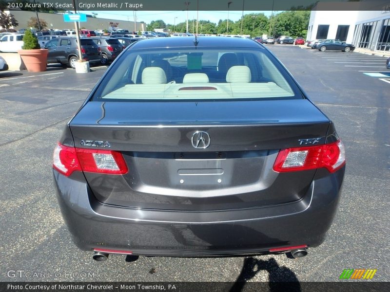 Grigio Metallic / Taupe 2010 Acura TSX Sedan