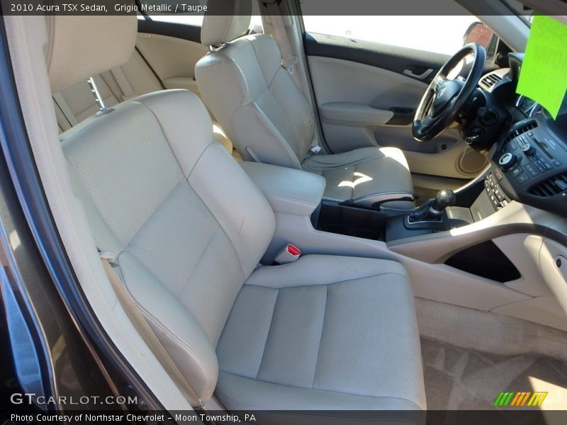 Grigio Metallic / Taupe 2010 Acura TSX Sedan