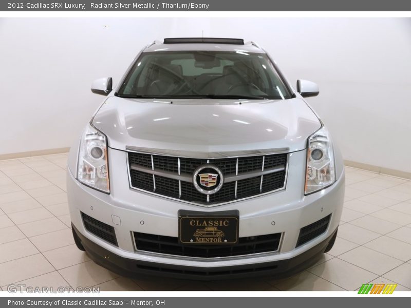 Radiant Silver Metallic / Titanium/Ebony 2012 Cadillac SRX Luxury