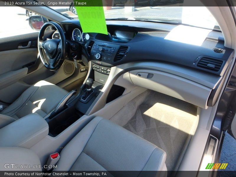 Grigio Metallic / Taupe 2010 Acura TSX Sedan