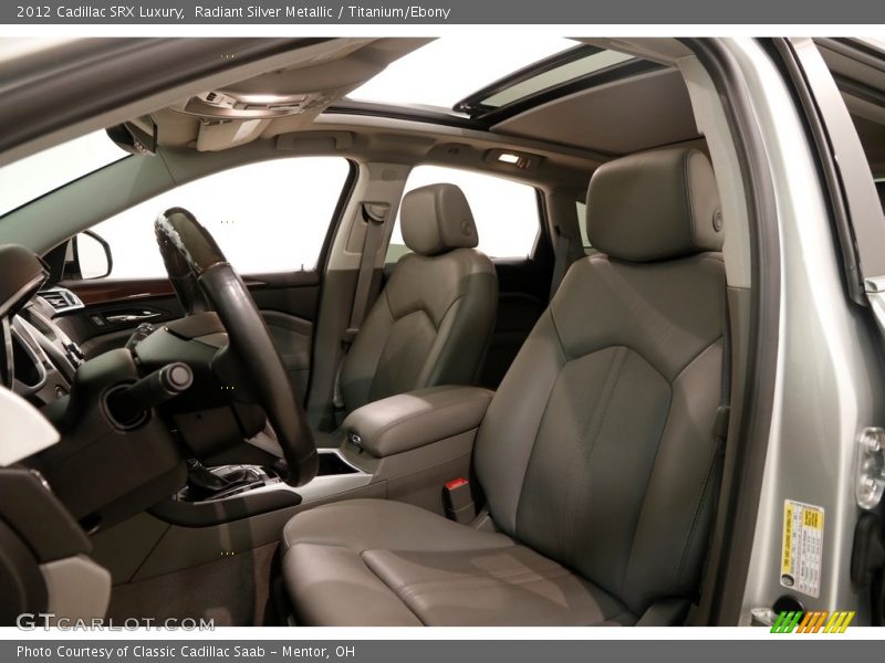 Radiant Silver Metallic / Titanium/Ebony 2012 Cadillac SRX Luxury
