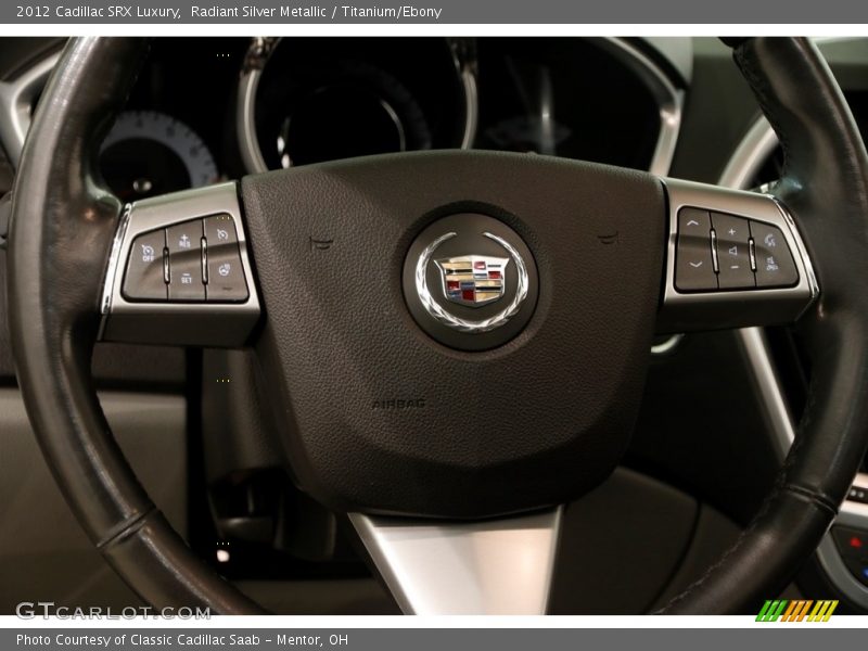 Radiant Silver Metallic / Titanium/Ebony 2012 Cadillac SRX Luxury