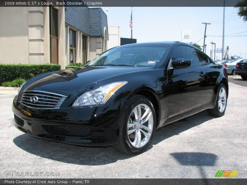 Black Obsidian / Graphite 2009 Infiniti G 37 x Coupe