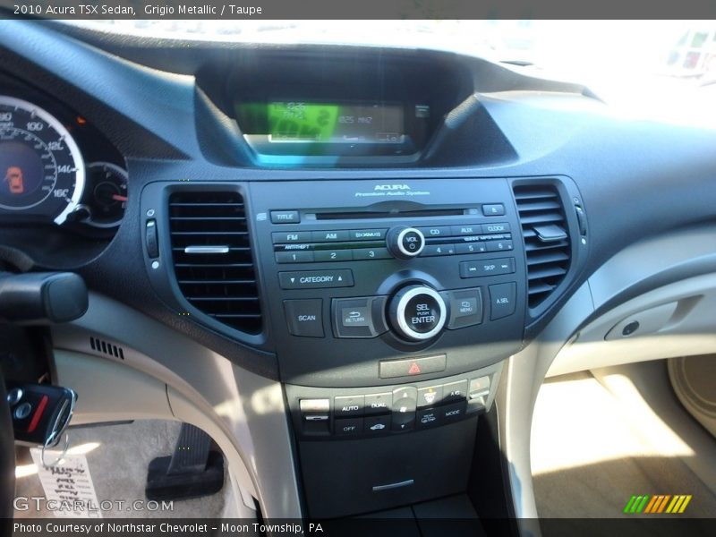 Grigio Metallic / Taupe 2010 Acura TSX Sedan