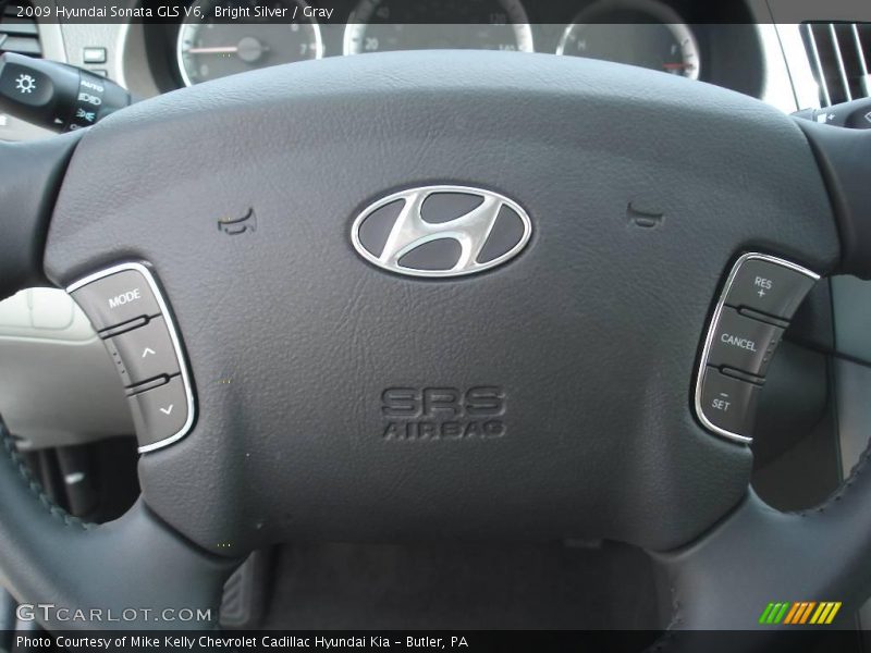 Bright Silver / Gray 2009 Hyundai Sonata GLS V6