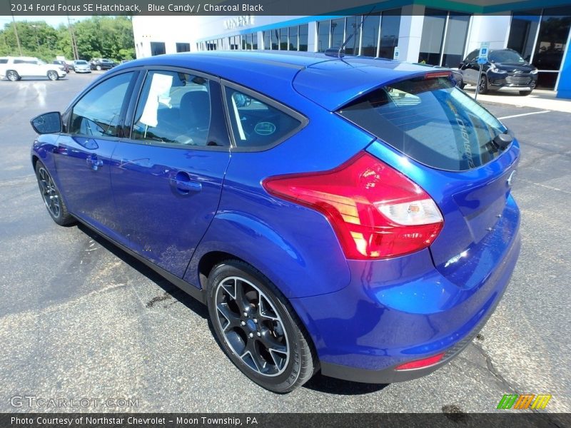Blue Candy / Charcoal Black 2014 Ford Focus SE Hatchback