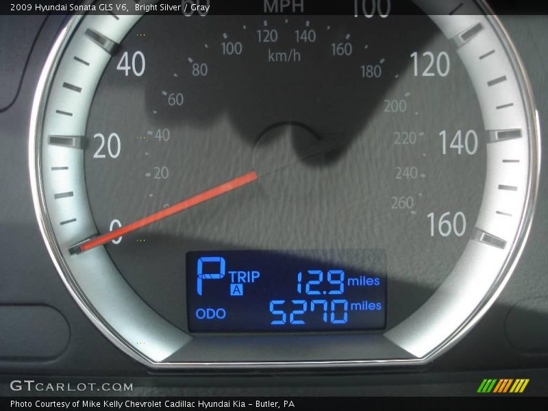 Bright Silver / Gray 2009 Hyundai Sonata GLS V6