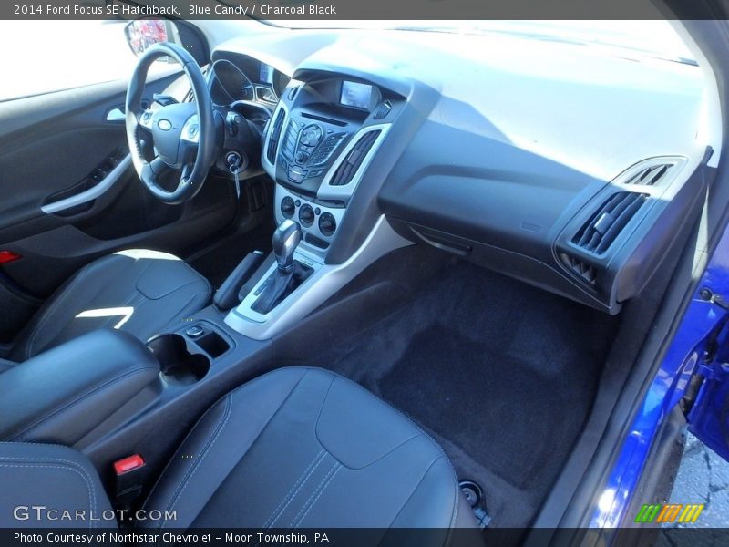 Blue Candy / Charcoal Black 2014 Ford Focus SE Hatchback