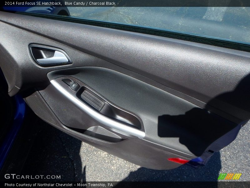 Blue Candy / Charcoal Black 2014 Ford Focus SE Hatchback