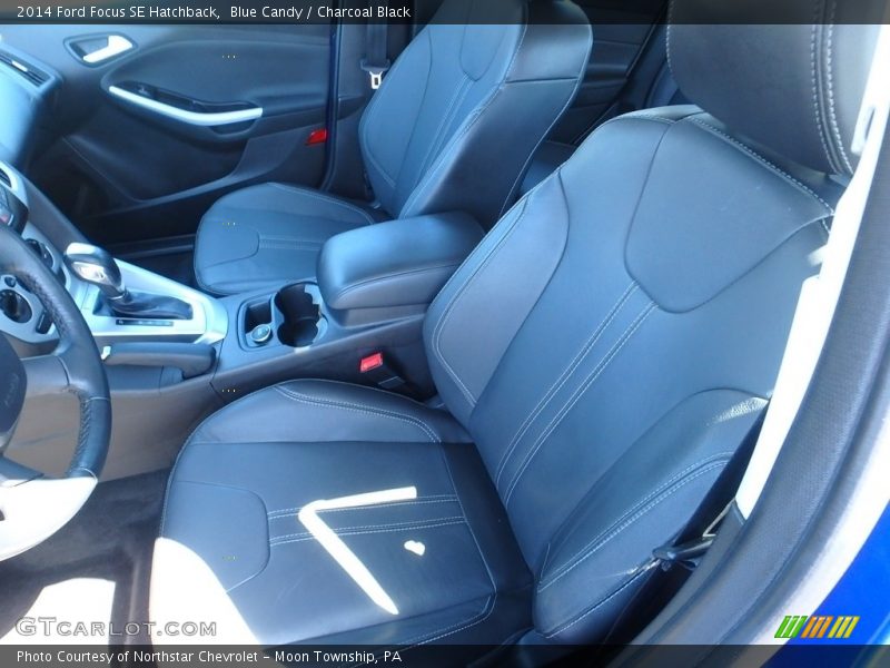 Blue Candy / Charcoal Black 2014 Ford Focus SE Hatchback