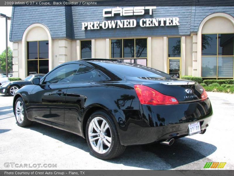 Black Obsidian / Graphite 2009 Infiniti G 37 x Coupe