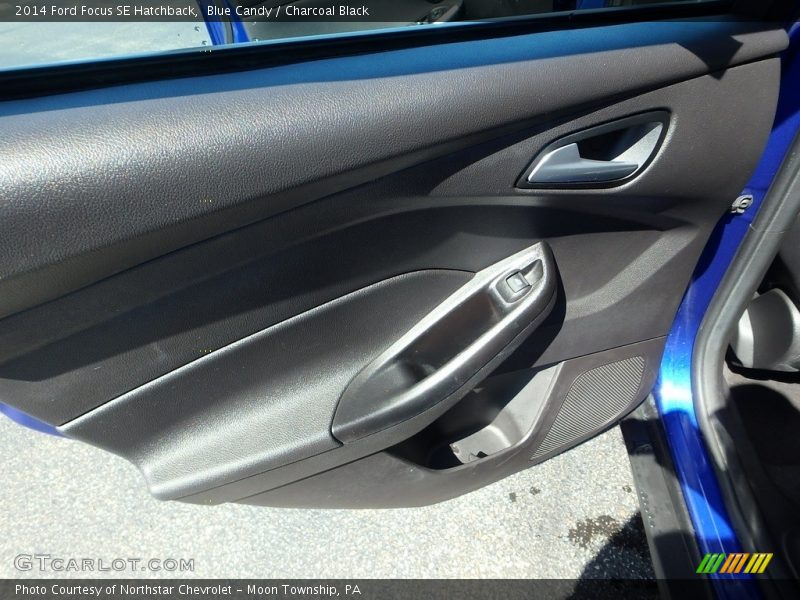 Blue Candy / Charcoal Black 2014 Ford Focus SE Hatchback