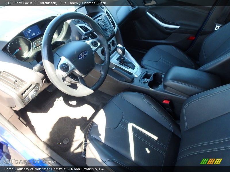 Blue Candy / Charcoal Black 2014 Ford Focus SE Hatchback
