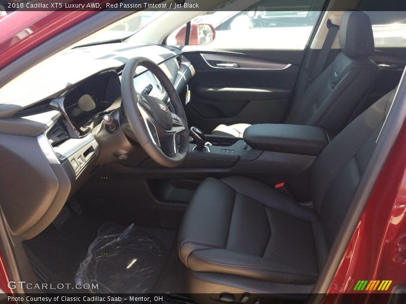 Red Passion Tintcoat / Jet Black 2018 Cadillac XT5 Luxury AWD