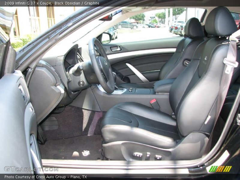 Black Obsidian / Graphite 2009 Infiniti G 37 x Coupe
