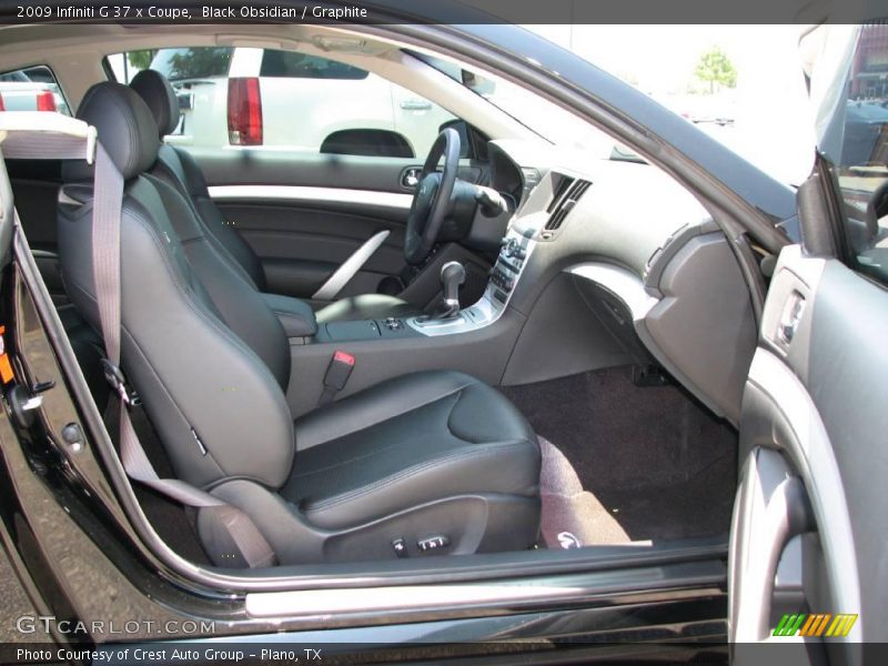 Black Obsidian / Graphite 2009 Infiniti G 37 x Coupe