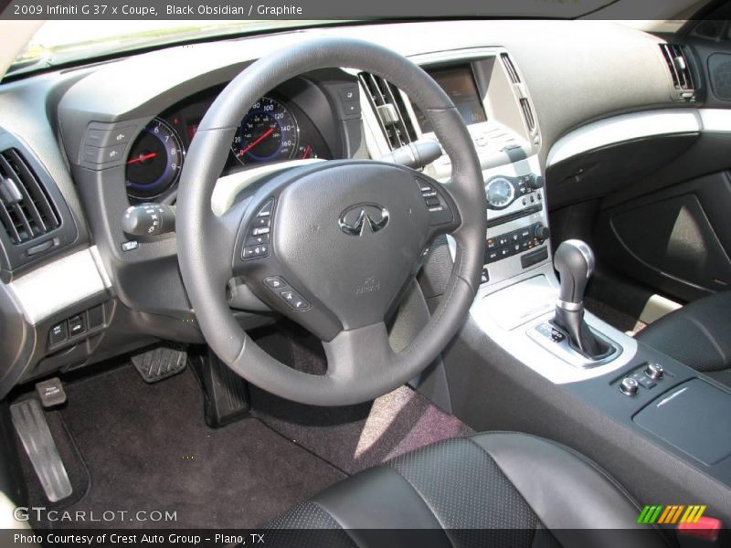 Black Obsidian / Graphite 2009 Infiniti G 37 x Coupe