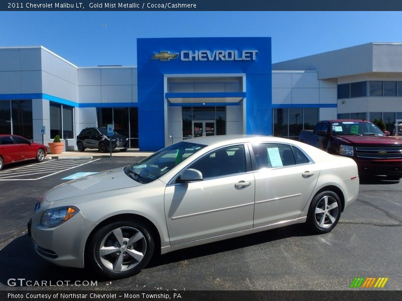 Gold Mist Metallic / Cocoa/Cashmere 2011 Chevrolet Malibu LT