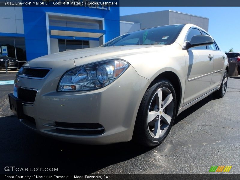 Gold Mist Metallic / Cocoa/Cashmere 2011 Chevrolet Malibu LT