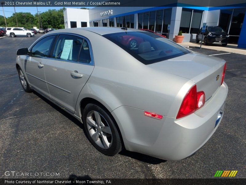 Gold Mist Metallic / Cocoa/Cashmere 2011 Chevrolet Malibu LT