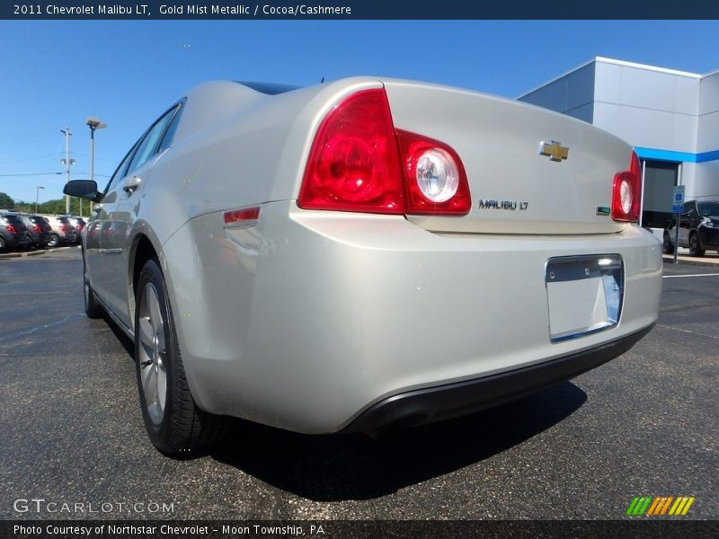 Gold Mist Metallic / Cocoa/Cashmere 2011 Chevrolet Malibu LT