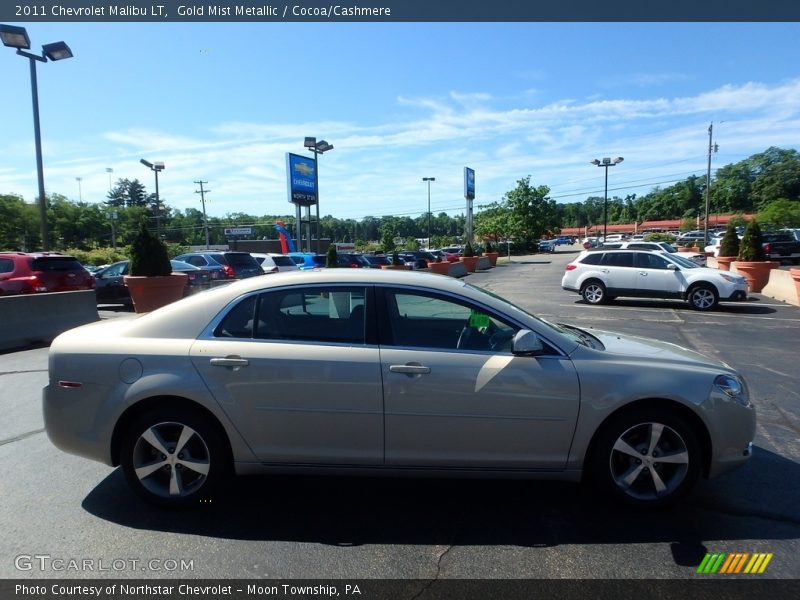 Gold Mist Metallic / Cocoa/Cashmere 2011 Chevrolet Malibu LT