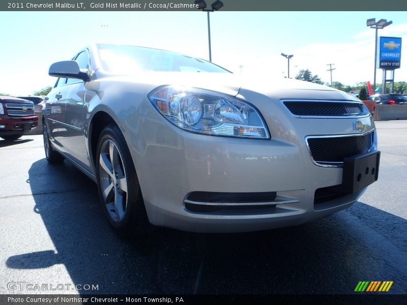 Gold Mist Metallic / Cocoa/Cashmere 2011 Chevrolet Malibu LT