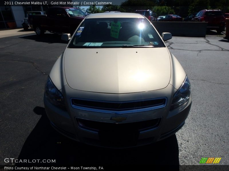 Gold Mist Metallic / Cocoa/Cashmere 2011 Chevrolet Malibu LT