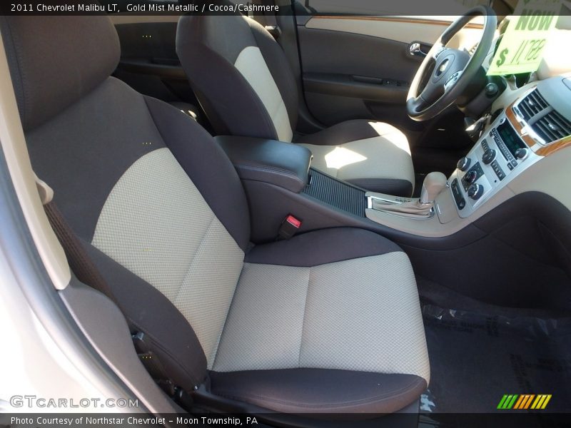 Gold Mist Metallic / Cocoa/Cashmere 2011 Chevrolet Malibu LT