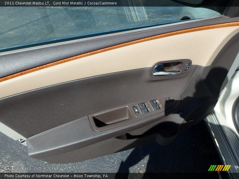 Gold Mist Metallic / Cocoa/Cashmere 2011 Chevrolet Malibu LT