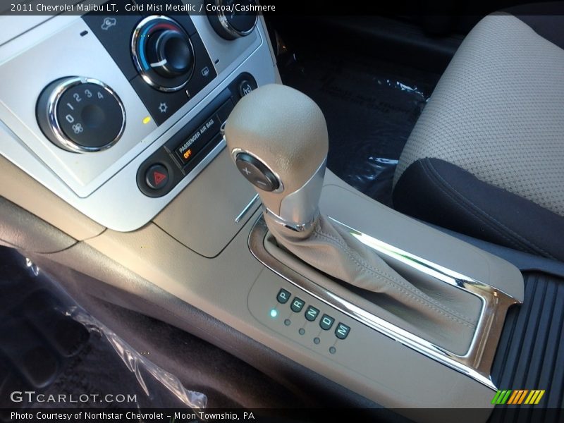 Gold Mist Metallic / Cocoa/Cashmere 2011 Chevrolet Malibu LT
