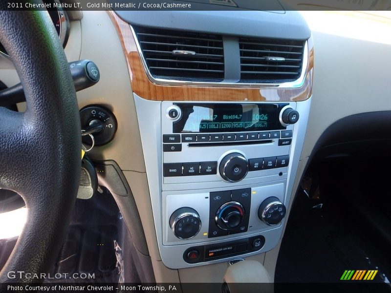 Gold Mist Metallic / Cocoa/Cashmere 2011 Chevrolet Malibu LT