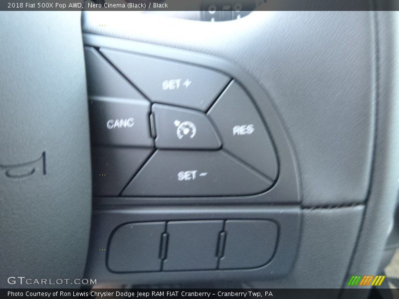 Nero Cinema (Black) / Black 2018 Fiat 500X Pop AWD