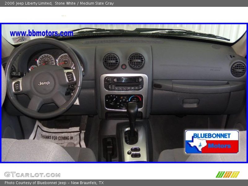 Stone White / Medium Slate Gray 2006 Jeep Liberty Limited