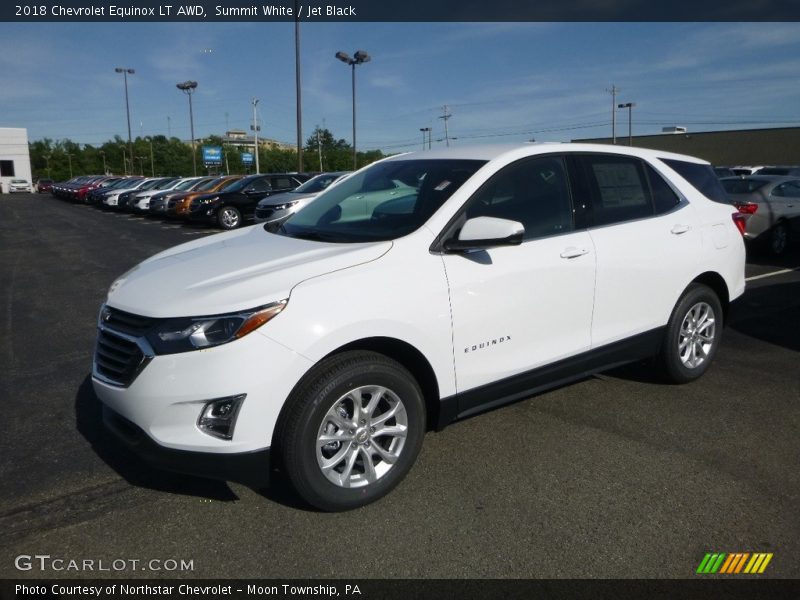 Summit White / Jet Black 2018 Chevrolet Equinox LT AWD