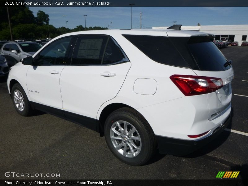 Summit White / Jet Black 2018 Chevrolet Equinox LT AWD
