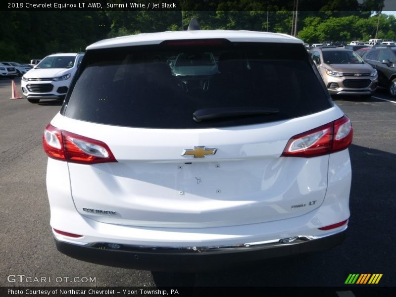 Summit White / Jet Black 2018 Chevrolet Equinox LT AWD
