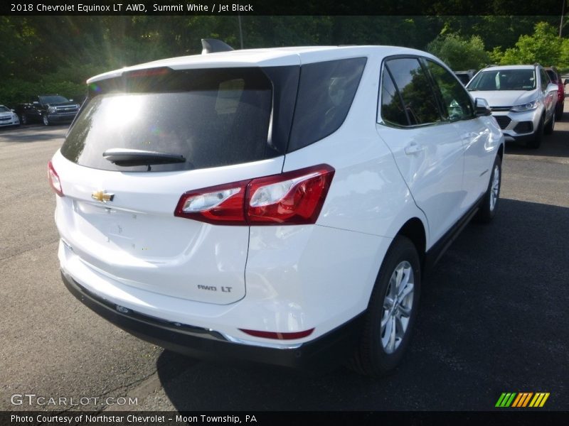 Summit White / Jet Black 2018 Chevrolet Equinox LT AWD