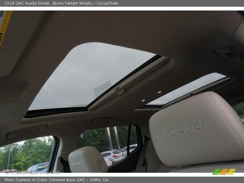 Ebony Twilight Metallic / Cocoa/Shale 2018 GMC Acadia Denali