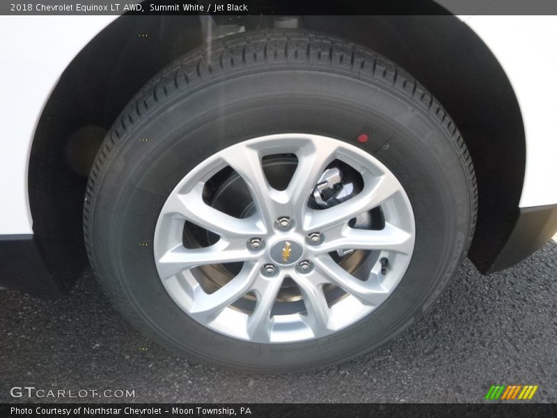 Summit White / Jet Black 2018 Chevrolet Equinox LT AWD