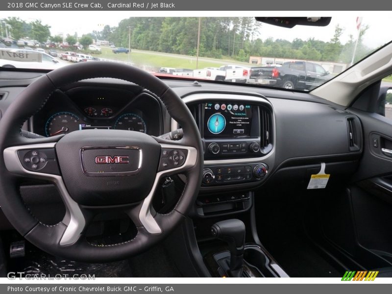 Cardinal Red / Jet Black 2018 GMC Canyon SLE Crew Cab