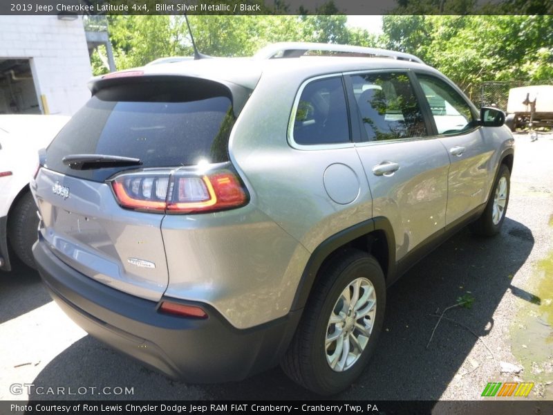 Billet Silver Metallic / Black 2019 Jeep Cherokee Latitude 4x4